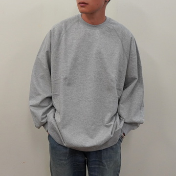 【23AW】Graphpaper (グラフペーパー)/ ULTRA COMPACT TERRY CREW NECK SWEATER -2COLOR- #GM233-70142