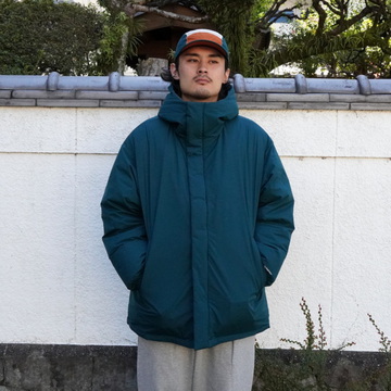 [30%OFF] Graphpaper (グラフペーパー)/ PERTEX_SHIELD Reversible Hooded Down -GREEN×GRAY- #GM233-20274C