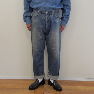 【23AW】A.PRESSE(ア プレッセ)/ No.22 Washed Wide Denim Pants -INDIGO- #23AAP-04-12K