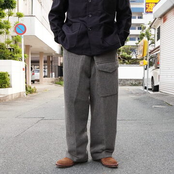 SUS-SOUS (VX)/ TROUSERS MK-1 -GRAY BROWN- #06-SS01203