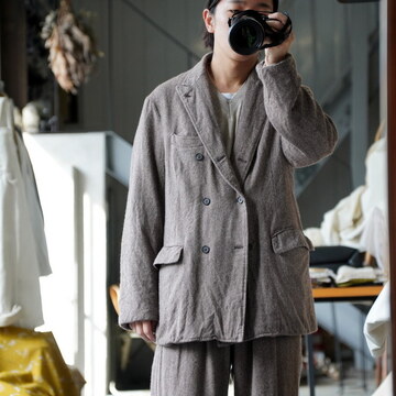 y25AWzMAATEE&SONS(}[eB[AhTY)/ _u GATHERED JK CASHSILK w{[ -BRWN-  #MT5303-0005C