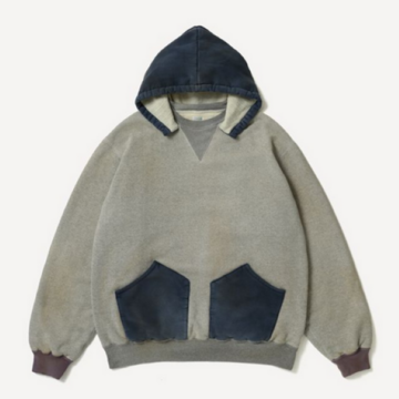 y26SSz A.PRESSE(A vbZ)/ Vintage Attached Hood Sweat Parka -OATMEAL- #26SAP-05-15