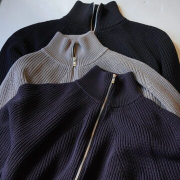 �y26SS�zBATONER(�o�g�i�\) / SIGNATURE DRIVERS KNIT - SEPIA BROWN,BEIGE,BLACK- #BN-26SM-004