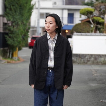 �y26SS�zHERILL(�w����)/ Ripstop WorkJacket -BLACK- #26-010-HL-80701