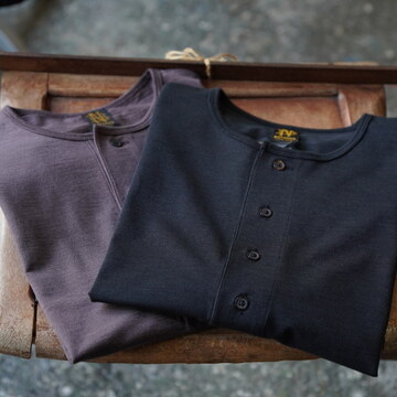 �y26SS�zBATONER(�o�g�i�\) / SLUB MIX SLEEPING T-SHIRT -BROWN,BLACK- #BN-26SM-051