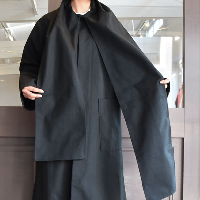 y40% off salezCristaSeya(NX^Z)  Maxi over coat with scarf (Black)(10)