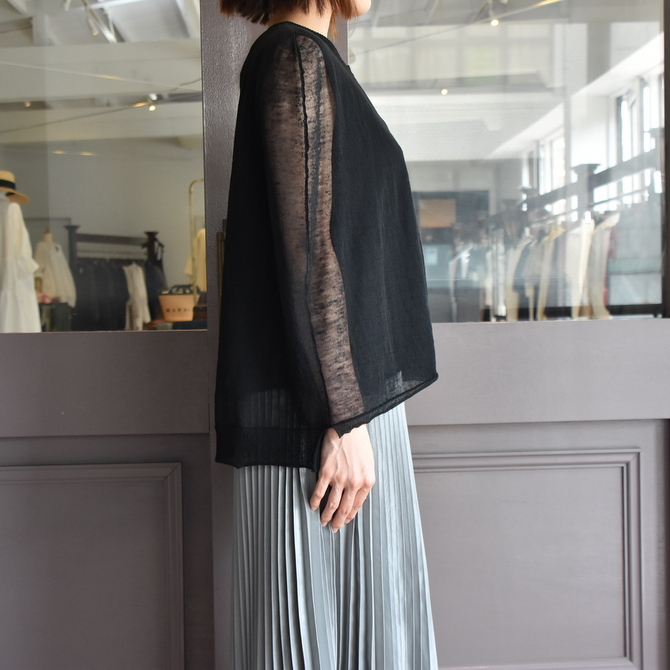 【30% off sale】ANTIPAST(アンティパスト)  KNITTED PONCHO WITH LACE #VE194(10)