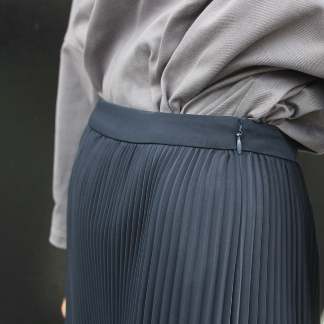 Graphpaper(グラフペーパー) Satin Pleats Skirt#GL223-40090B(10)