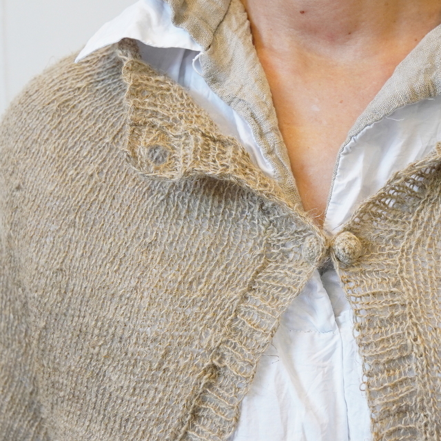 DANIELA GREGIS(_jG OWX) cardigan hand-knitted#MMG192L37411F(10)