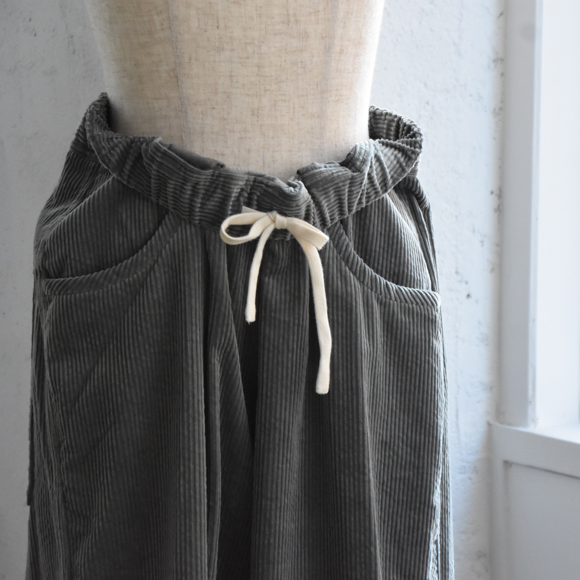 SOFIE D'HOORE(\tB[h[) / Casual wide pants with drawstring waisty2FWJz #PISTIS-AA(10)