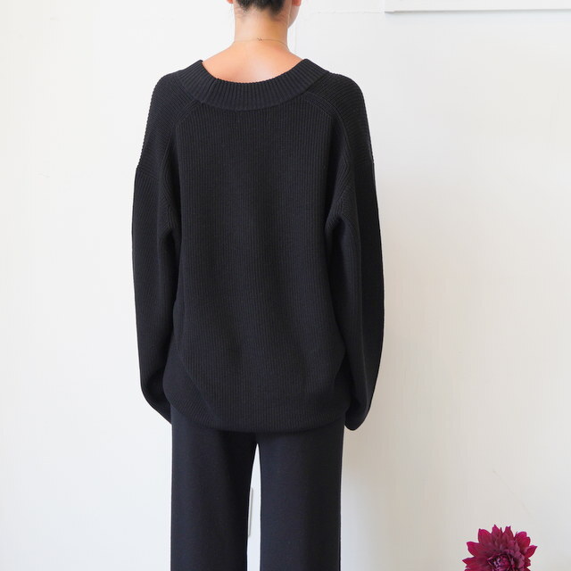 Graphpaper(Oty[p[) MERCERIZED FINE WOOL VNECK #GL253-80466(10)