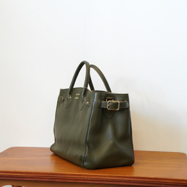 YOUNG&OLSEN(OAhI[Z) EMBOSSED LEATHER BELTED TOTE S#YO2503-GD011(10)