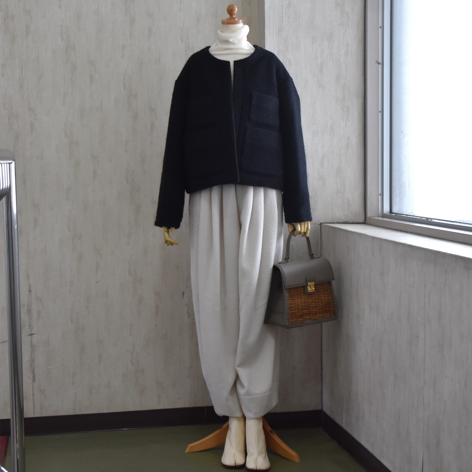 TENNE HANDCRAFTED MODERN(e nhNtebh_) / ANGOLA TWEED JACKET #004-25FW-AA(10)