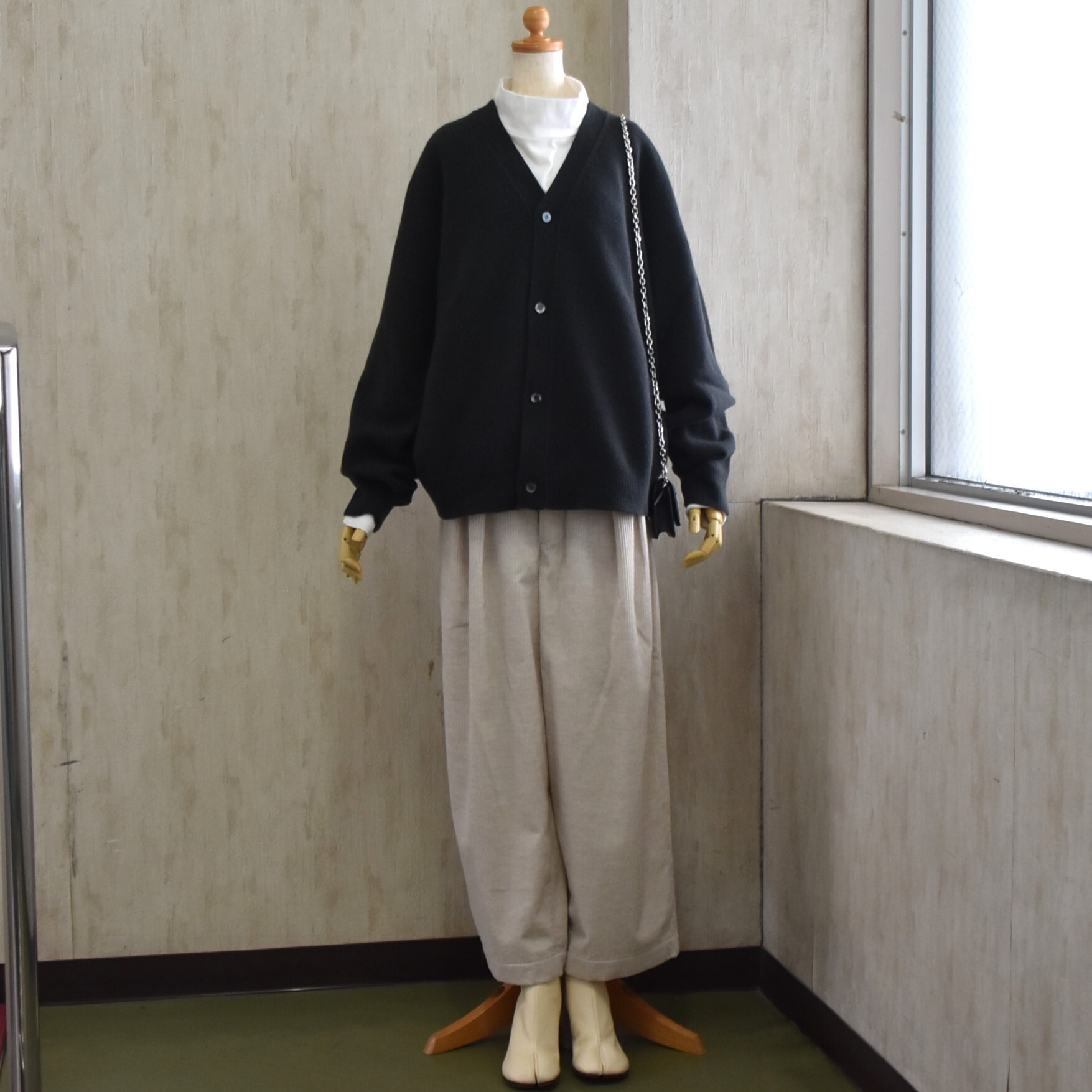 SOFIE D'HOORE(\tB[h[) / Seamless V-neck cardigan long sleeves #MABUSE-AA(10)