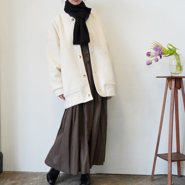 maison de soil(]h\C) / FRILL COLLAR SHIRT DRESS #INMDS25764(10)