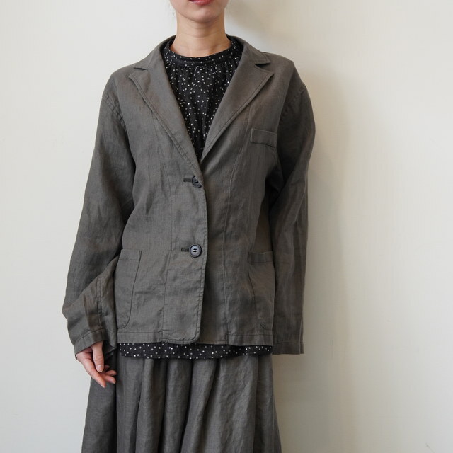  SARAH(�T��) Linen Twill �e�[���[�h�W���P�b�g�y2�F�W�J�z #C60269(10)