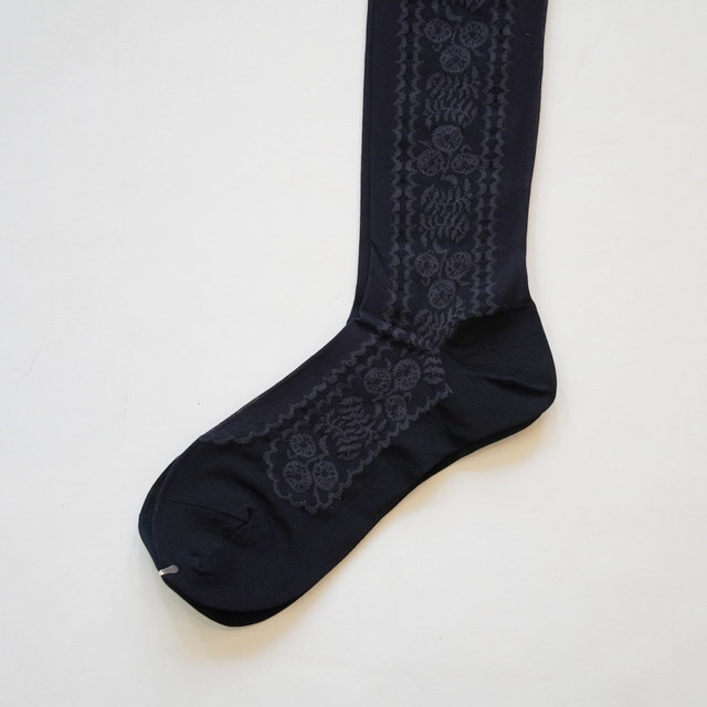 ANTIPAST (�A���e�B�p�X�g) / SHEER FLOWER HIGH SOCKS�y3�F�W�J�z #AM-817HS(10)