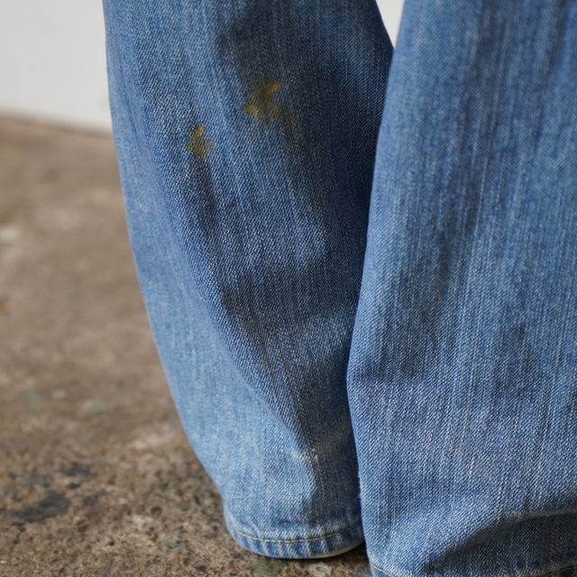 chimala(�`�}��) / UNISEX 13OZ W WADTH DENIM WAIST ADJUSTABLE PANTS #CS41-MP10B(10)