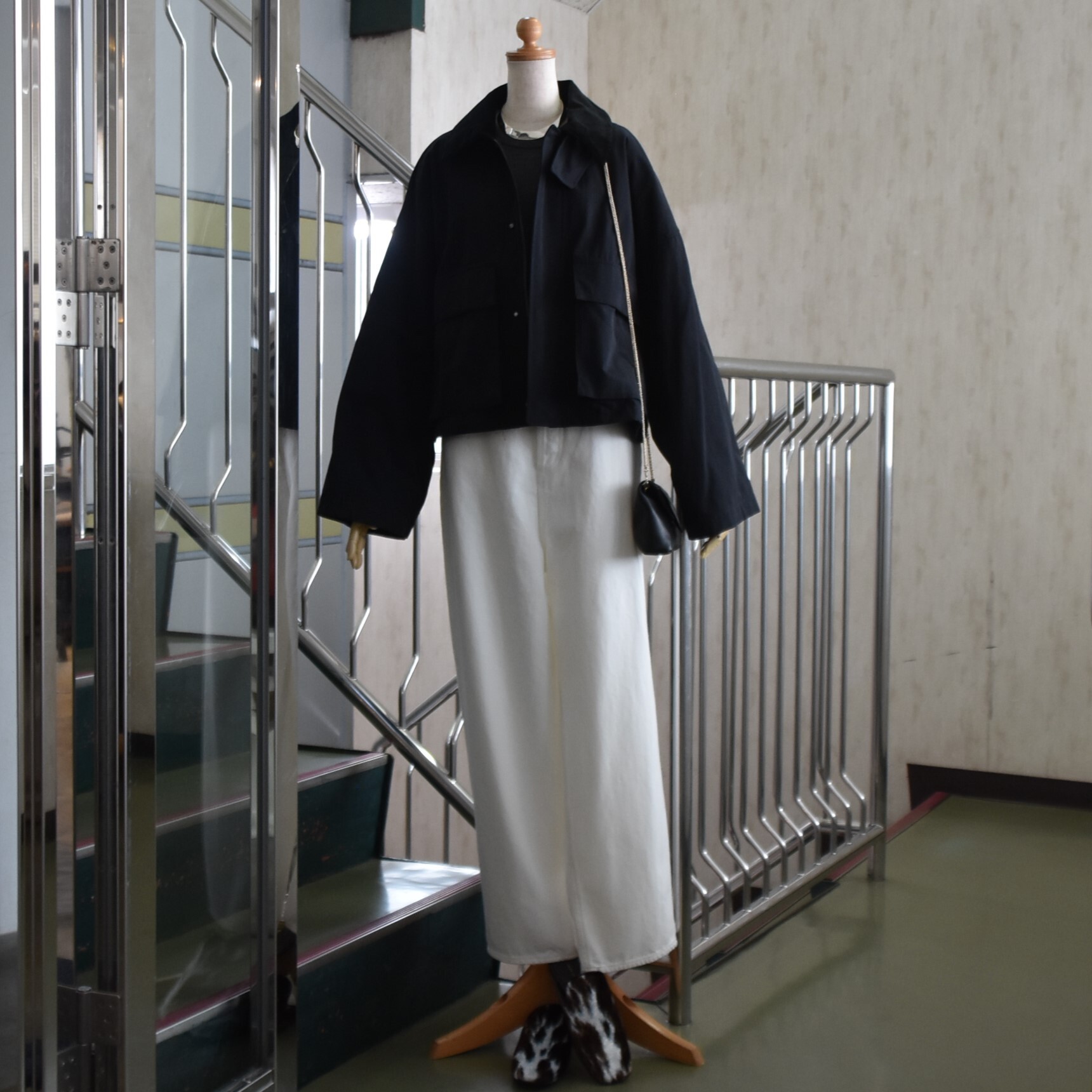 SACRA (TN) / WAXED HIGH DENSITY CLOTH SHORT JACKET #125502031-AA(11)