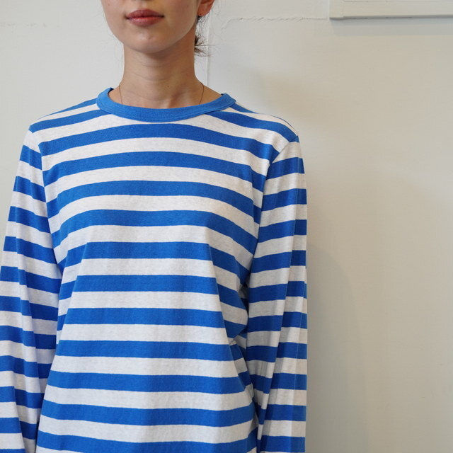 eleven 2nd (CuZJh) Cotton Border Jersey Long T-Shirt#E2C-2129(11)