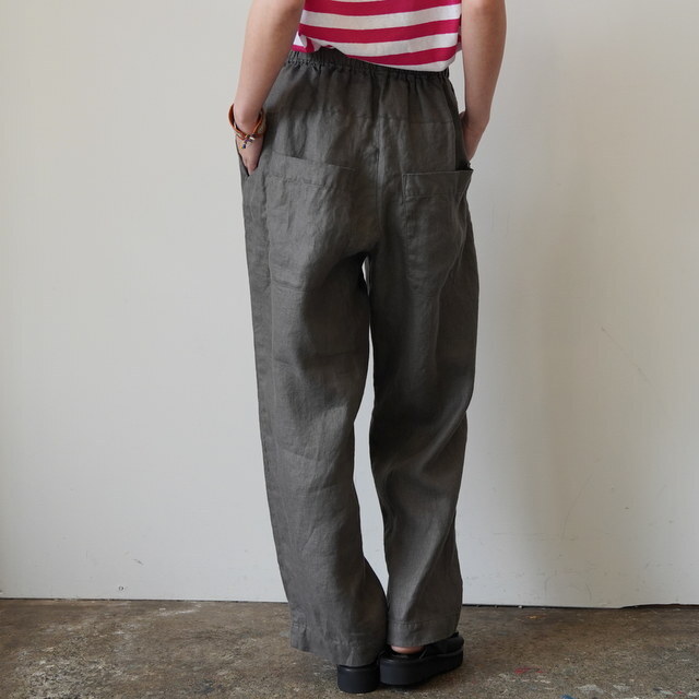 SARAH(�T��) BALLOON PANTS LINEN TWILL�y3�F�W�J�z #C30565(11)