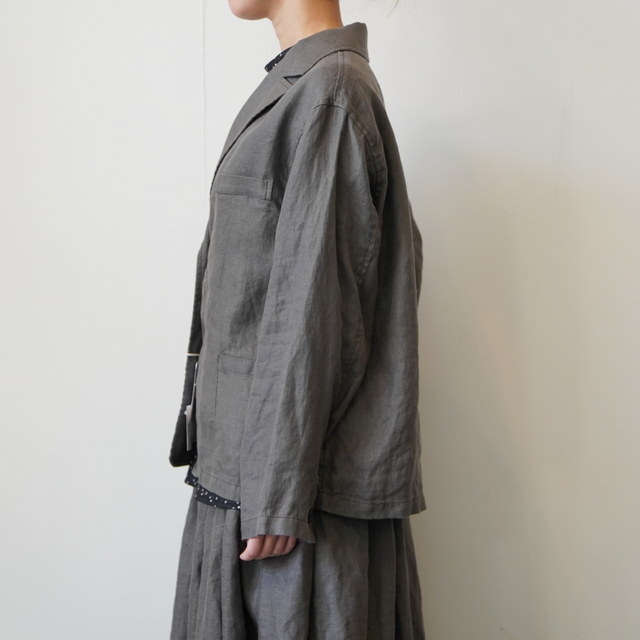  SARAH(�T��) Linen Twill �e�[���[�h�W���P�b�g�y2�F�W�J�z #C60269(11)