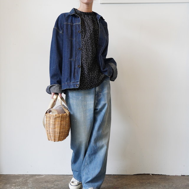 chimala(�`�}��) / WOMEN'S 13OZ SELVEDGE DENIM RANCH PANTS #CS41-WP12(11)