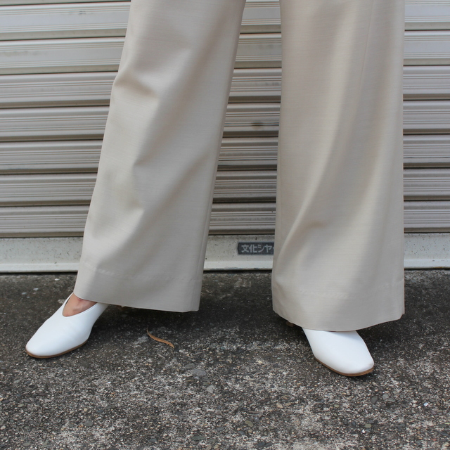 Graphpaper(グラフペーパー) Wool Cupro Adjustable Waisted Trousers#GL223-40189(12)