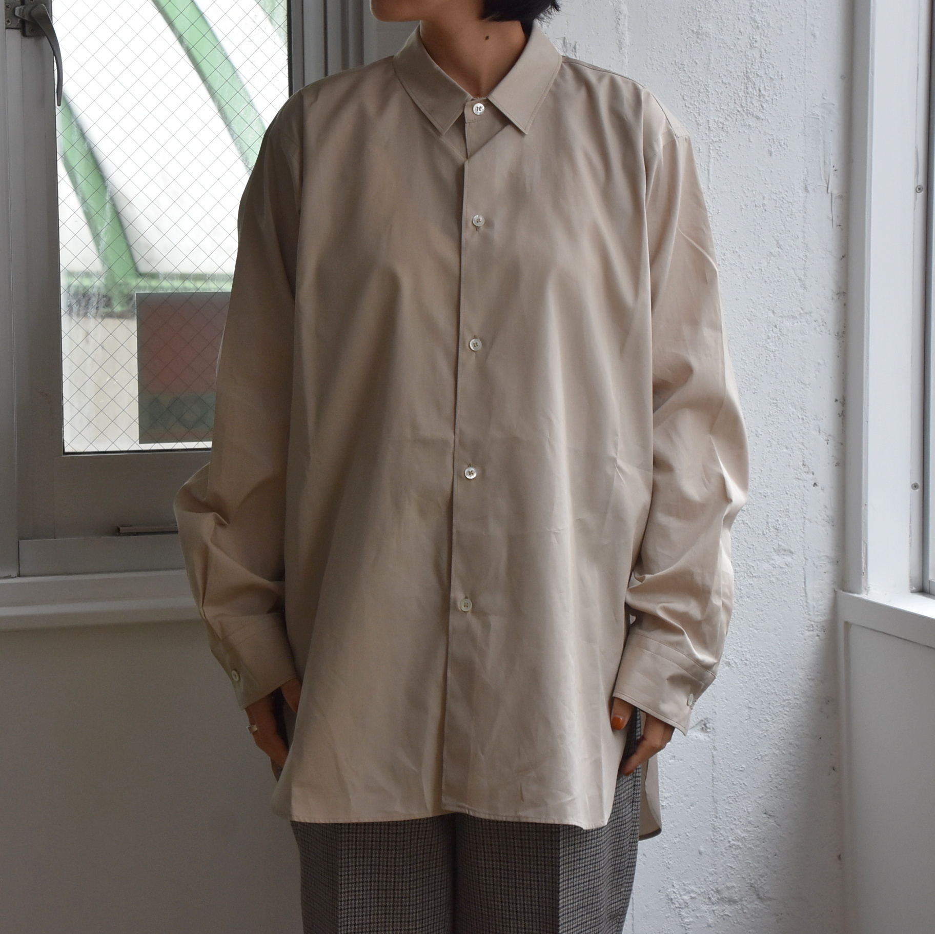 SOFIE D'HOORE(\tB[h[) / Long sleeve shirt w front buttons #BLUM-AA(12)