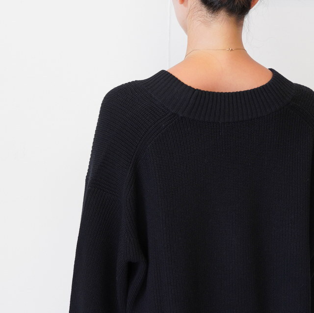 Graphpaper(Oty[p[) MERCERIZED FINE WOOL VNECK #GL253-80466(12)