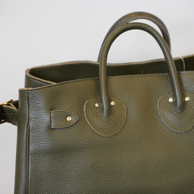 YOUNG&OLSEN(OAhI[Z) EMBOSSED LEATHER BELTED TOTE M#YO2503-GD012(12)