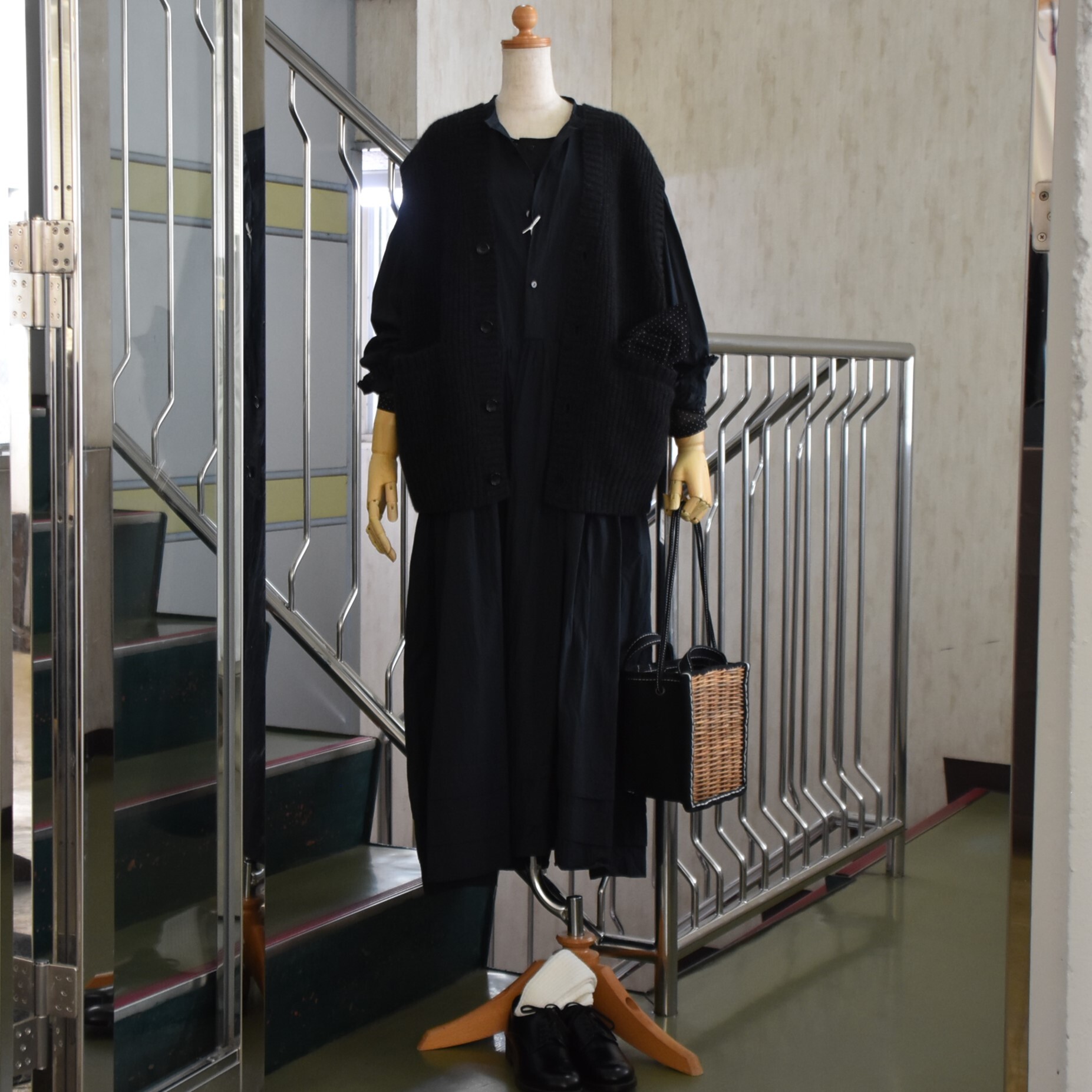 TOUJOURS(gDW[) / Rib Stitch Cardigan Vest #VM43XK02-AA(12)