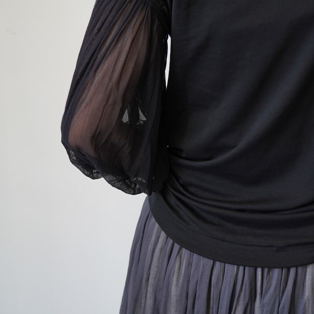 ANTIPAST(AeBpXg) / COTTON T W/MESH SLV #KNT267(12)