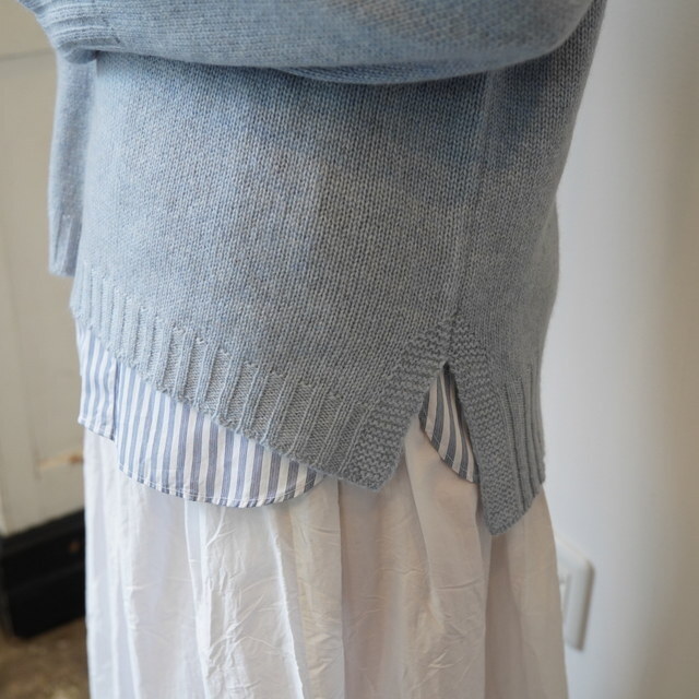 eleven 2nd (CuZJh) / MENS Round Neck Jumpery3FWJz#E2W-1115(12)