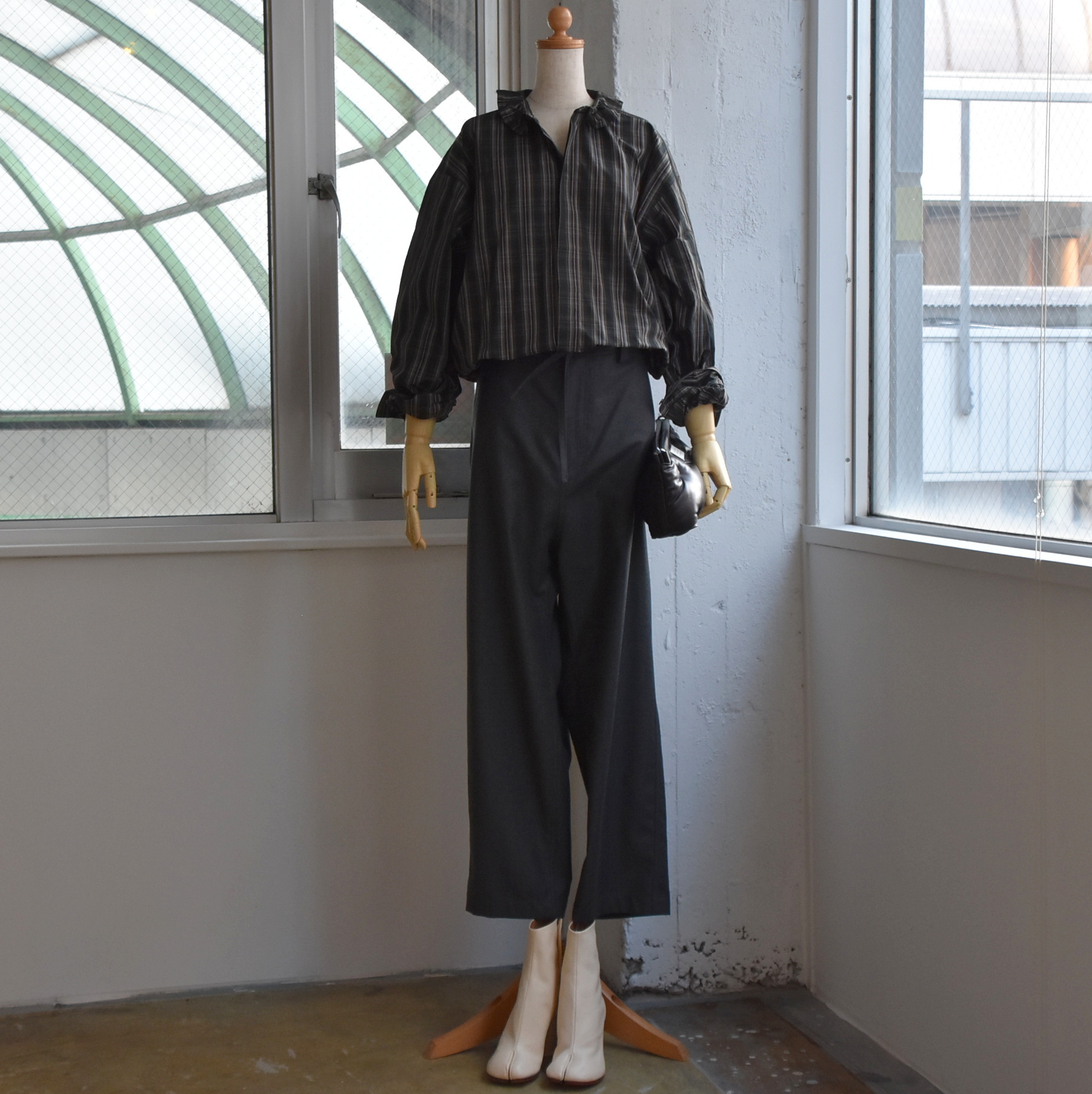 SOFIE D'HOORE(ソフィードール) / Low crotch pants with zip and drawstring【2色展開】(13)