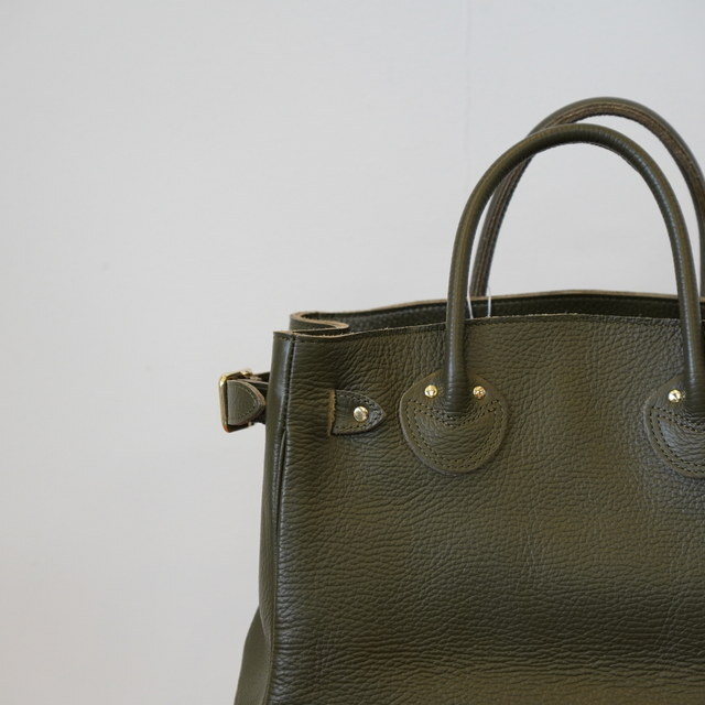 YOUNG&OLSEN(OAhI[Z) EMBOSSED LEATHER BELTED TOTE S#YO2503-GD011(13)