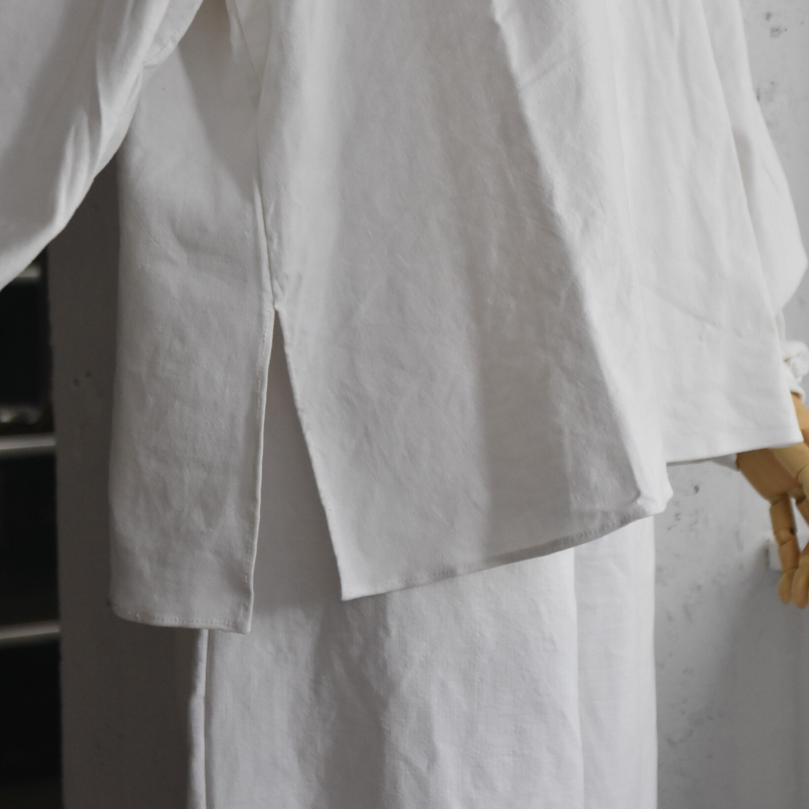 Whiteread (zCg[h) / GATHERED SLEEVES RELAXED SHIRTy2FWJz #SHIRT01-AA(13)