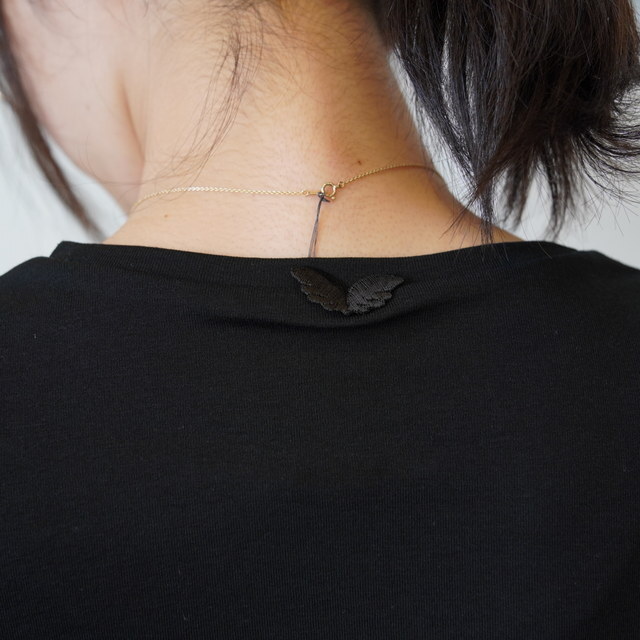 ANTIPAST(AeBpXg) / COTTON T W/MESH SLV #KNT267(13)