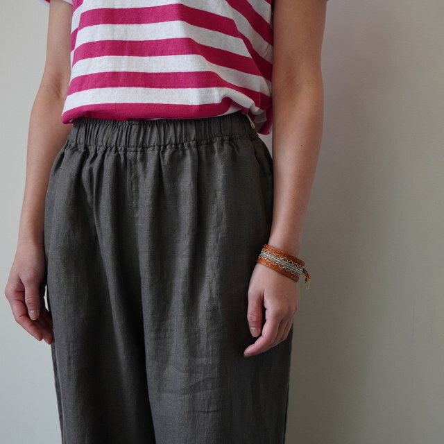 SARAH(�T��) BALLOON PANTS LINEN TWILL�y3�F�W�J�z #C30565(13)