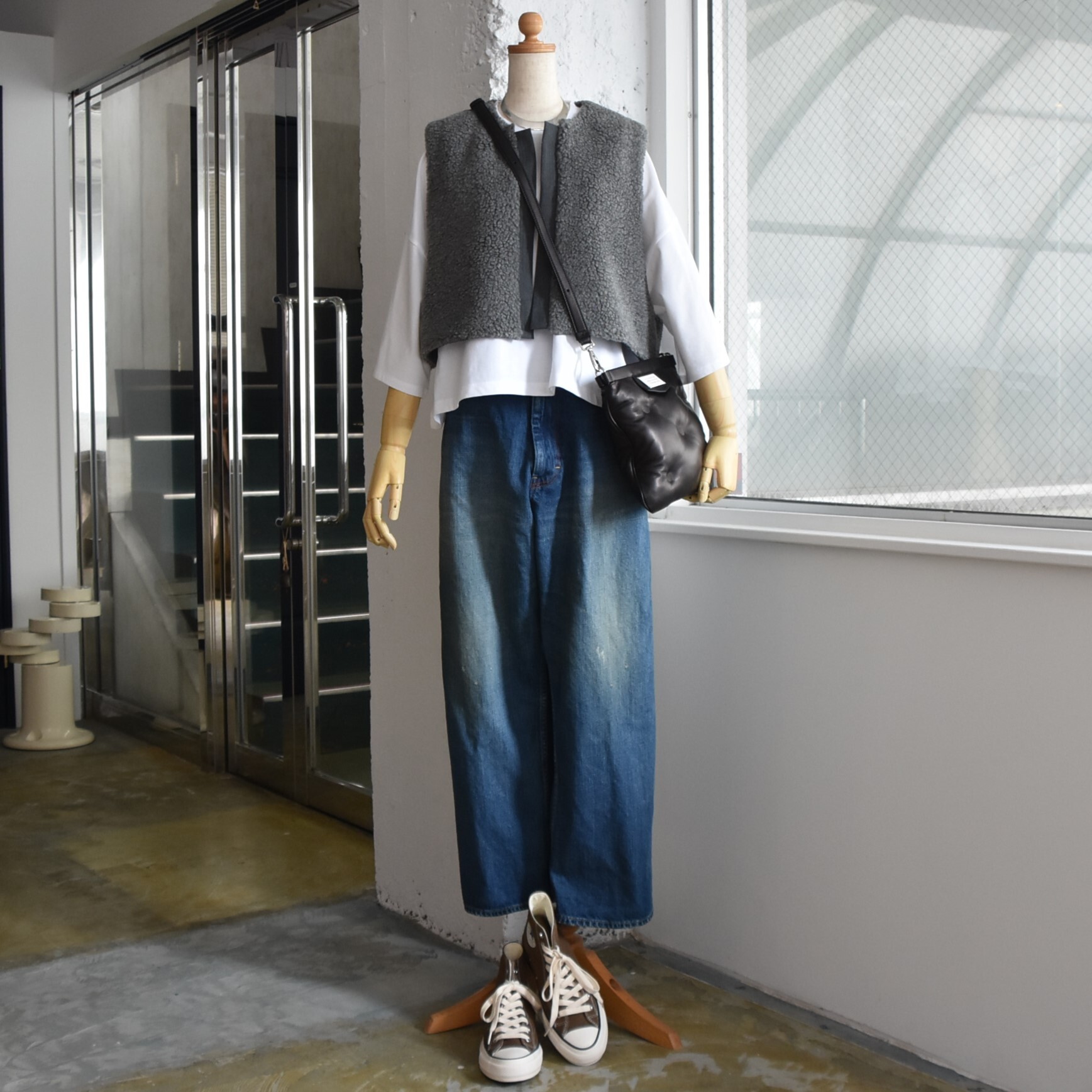 SACRA (TN) / EX.FINE FLEECE CROPPED LOGO TOPy2FWJz #125554091-AA(14)