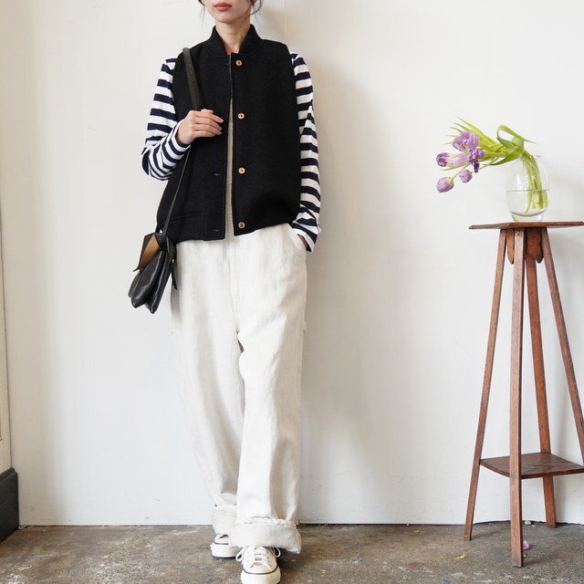 eleven 2nd (CuZJh) Cotton Border Jersey Long T-Shirt#E2C-2129(14)