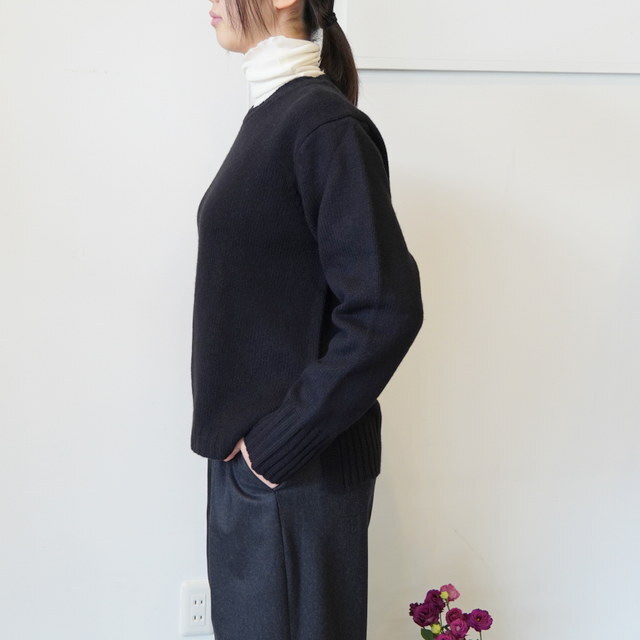 eleven 2nd (CuZJh) / MENS Round Neck Jumpery3FWJz#E2W-1115(15)