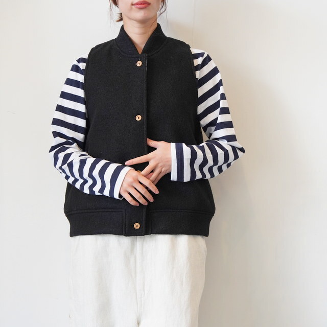 eleven 2nd (CuZJh) Cotton Border Jersey Long T-Shirt#E2C-2129(15)