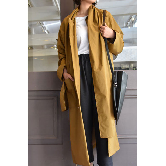40% off sale】CristaSeya(クリスタセヤ) Maxi over coat with scarf 