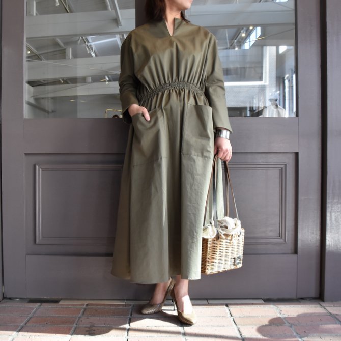 TENNE HANDCRAFTED MODERN(テン ハンドクラフテッドモダン) WEIST SHARING PULL ONE-PIECE  #0003／acoustics Lady's