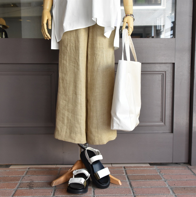 40%off sale】SACRA (サクラ) / DELAVE LINEN PANTS (2色展開