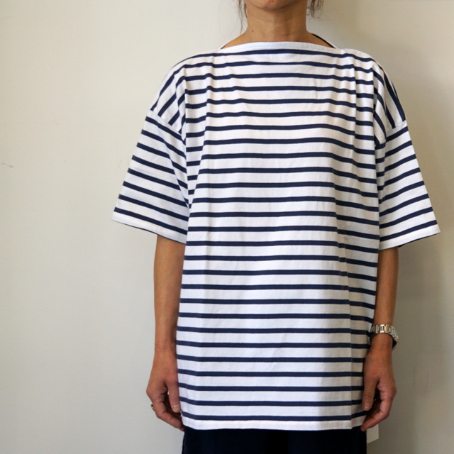 TOUJOURS(トゥジュー) / Boat Neck Half Sleeve Shirt#EM34XC07(1)