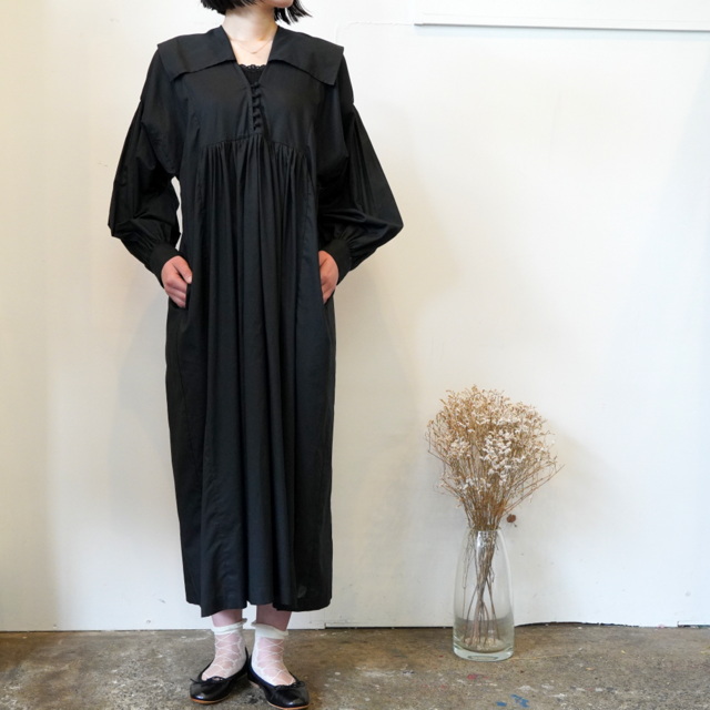 Bilitis dix-sept ans ♡Linen Tucked Dress-