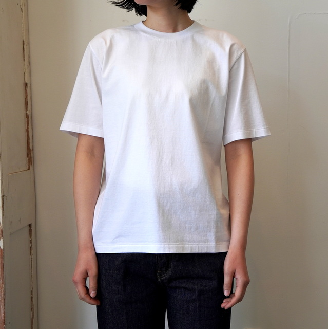 AURALEE(オーラリー) ORGANIC COTTON HIGH GAUGE JERSEY TEE(2色展開)_