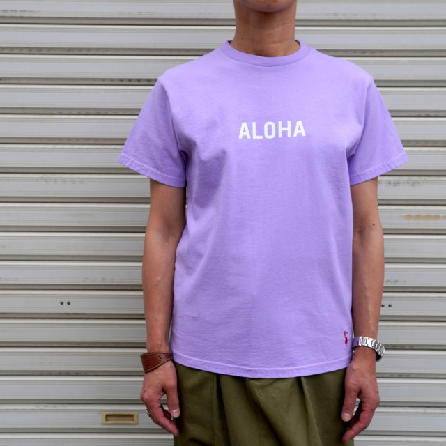 SUNSHINE+CLOUD (サンシャインクラウド) T-shirt ALOHA MAHALO#AL-SS(1)